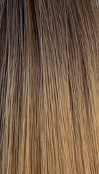 Richy Hair Swift weft är en tunn och mjuk butterfly weft, ger både volym och längd enkelt och skonsamt. Dubbelsidig hårträns. Mörkblond kall rot med sandfärgad längd i 50cm. 